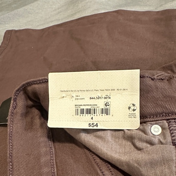 A.N.A brown peppercorn high rise wide leg jeans pants size 4 90s style - Picture 5 of 8